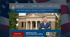 Desktop Screenshot of limestonecountyda.org